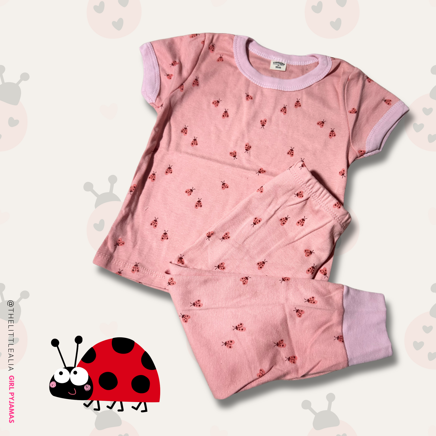 Short Sleeves & Long Pants Pyjamas (Girls)