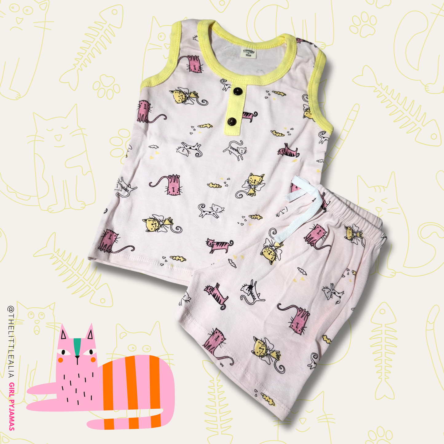 Sleeveless + Short Pants Pyjamas