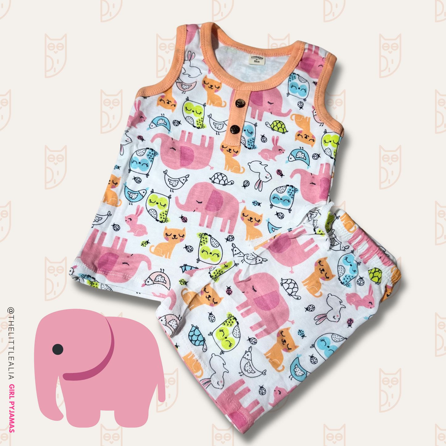 Sleeveless + Short Pants Pyjamas
