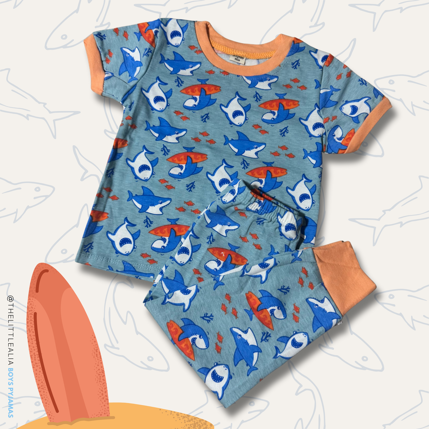 Short Sleeves & Long Pants Pyjamas (Boy)