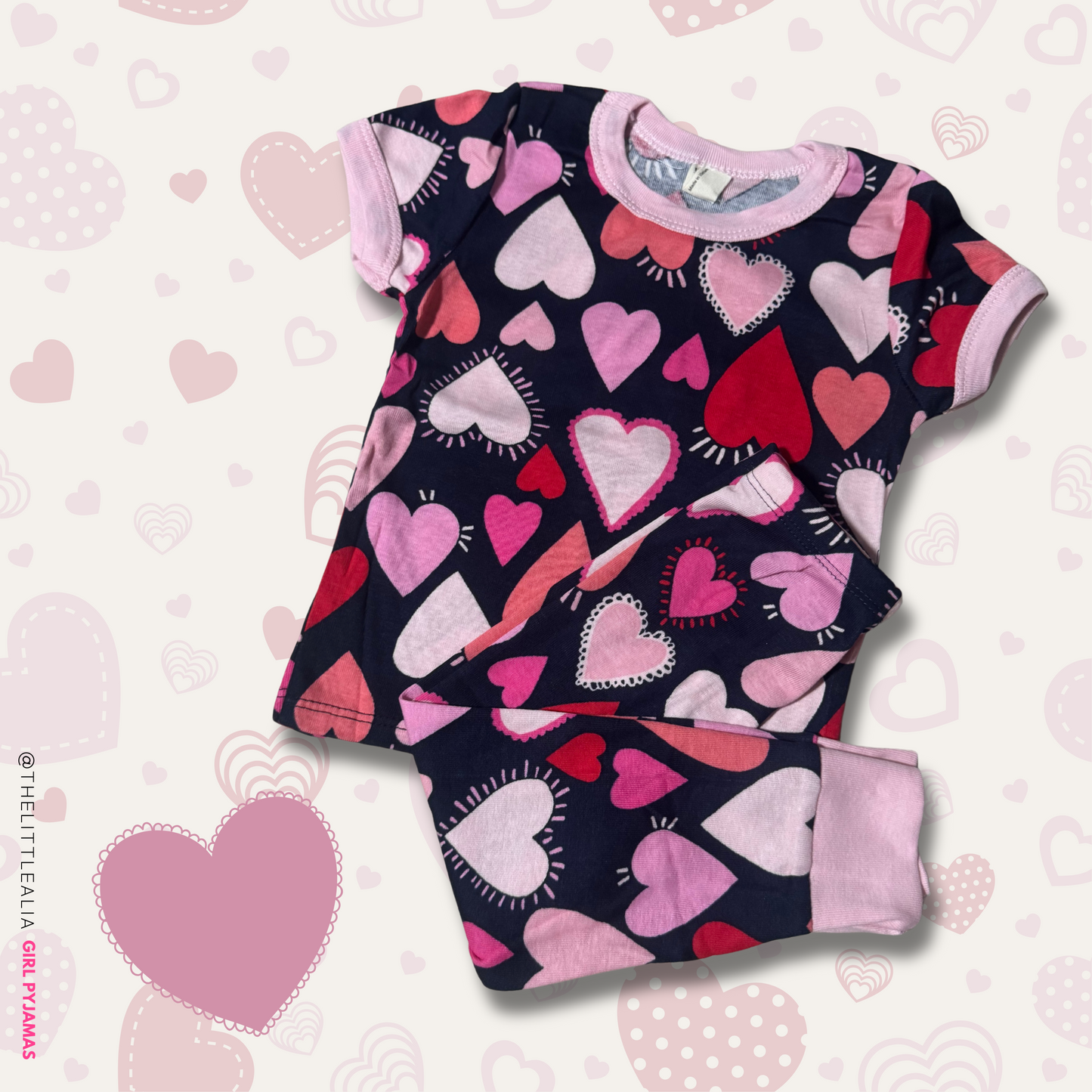 Short Sleeves & Long Pants Pyjamas (Girls)