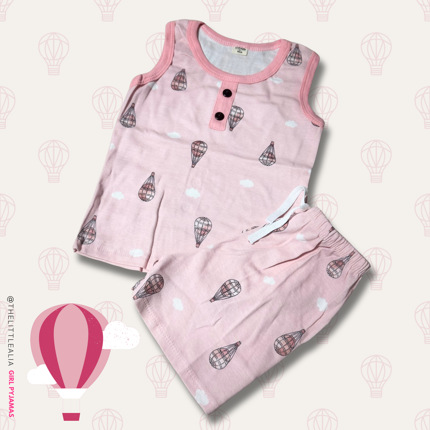 Sleeveless + Short Pants Pyjamas