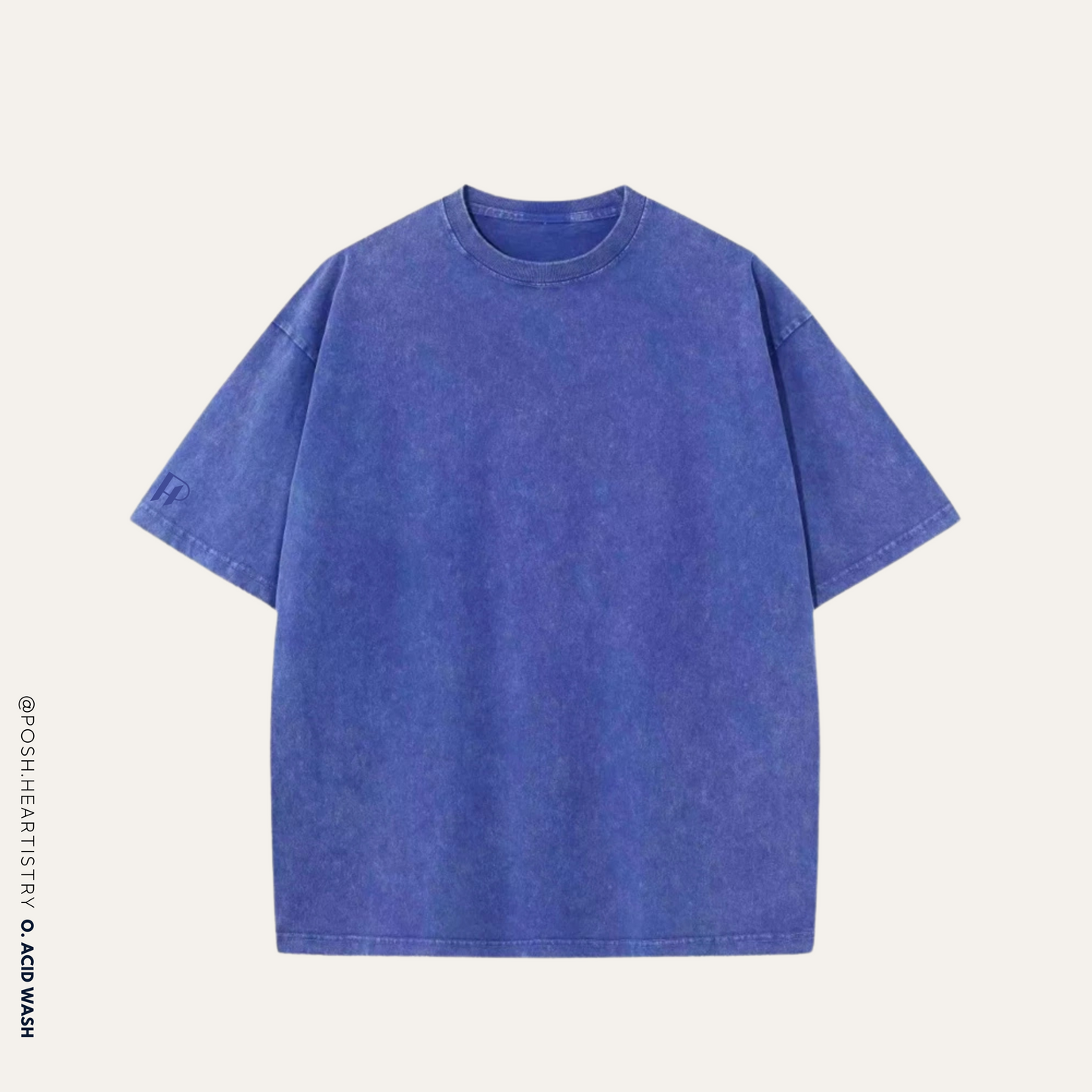 Personalised Oversized Acid Wash Tee