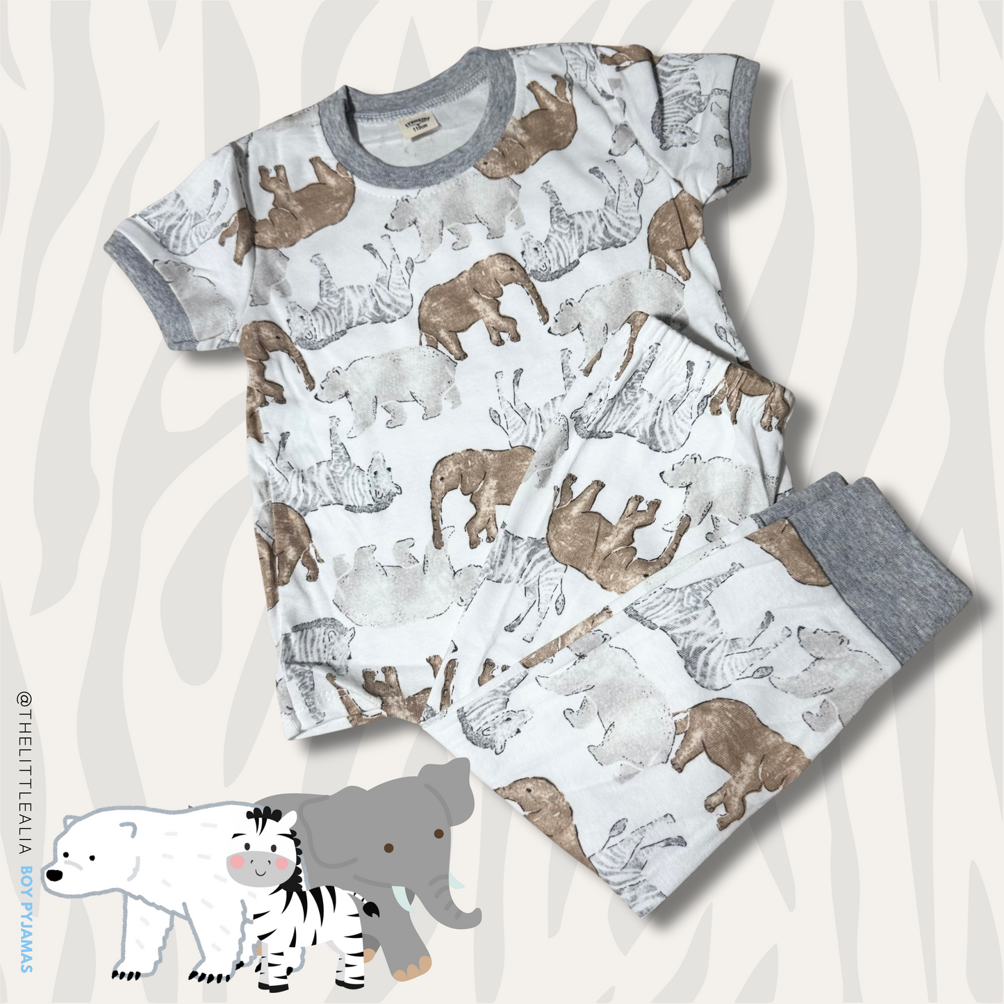 Short Sleeves & Long Pants Pyjamas (Boy)